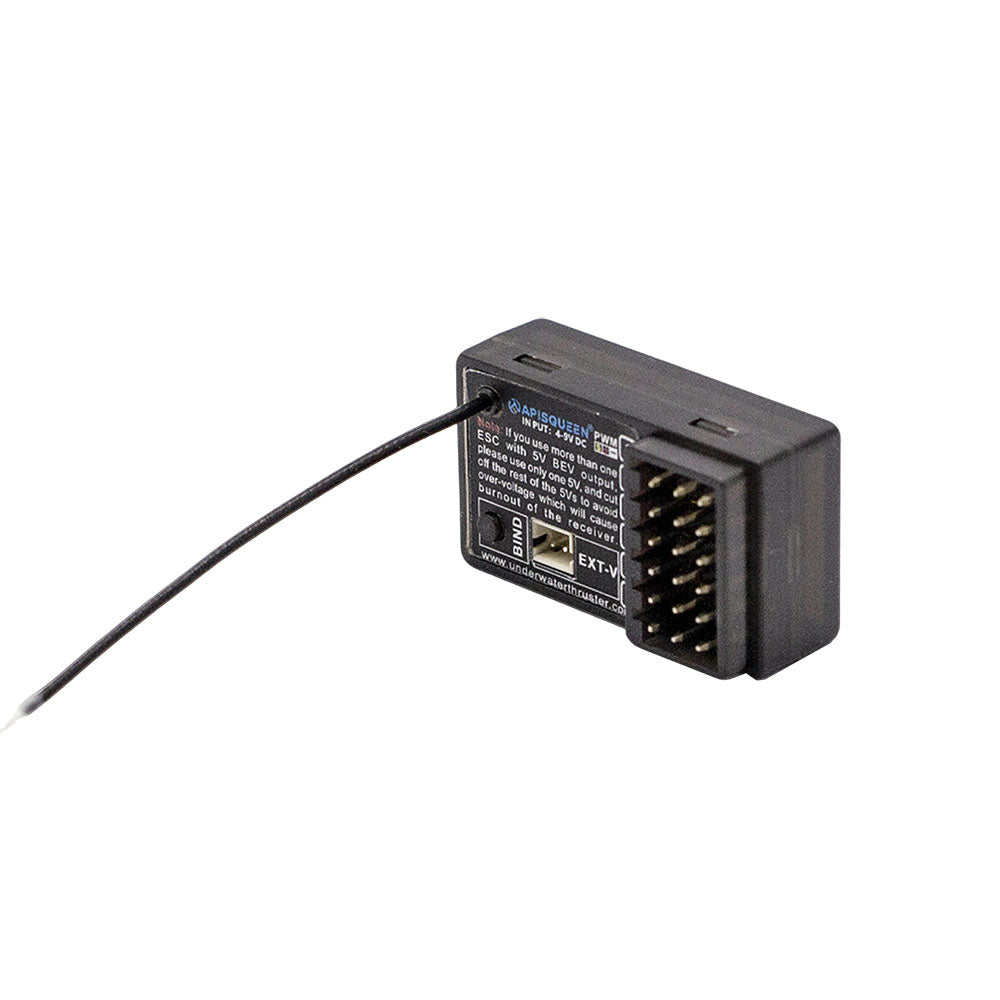 APISQUEEN A300 2.4G 6-channel remote control with cruise control for remote control of underwater thrusters