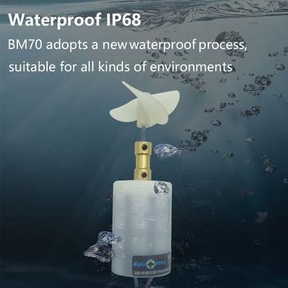 APISQUEEN BM70 small brushed waterproof propeller for rov/toy boat