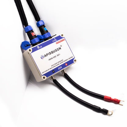 APISQUEEN New 24V Two U92 Pro Underwater Thruster Set comes with a remote control and has anti-sand and anti-silt functions, for kayaks, inflatable boats, paddle boards.