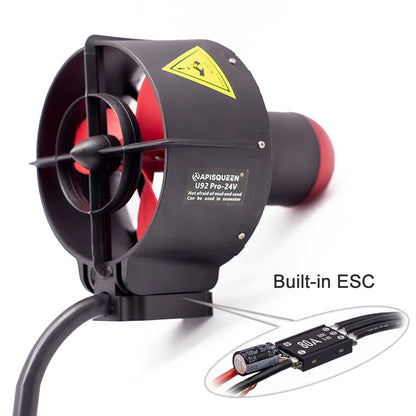 APISQUEEN 24V U92 Pro Mud and Sand Repellent, Corrosion Resistant, for Kayak/Paddleboard Propulsion